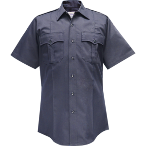 Duro Poplin Short Sleeve Shirt w/ Sewn-In Creases