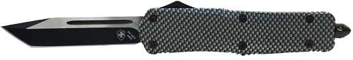 TEMPLAR KNIFE LARGE OTF CARBON - FIBER 3.5" BLACK TANTO
