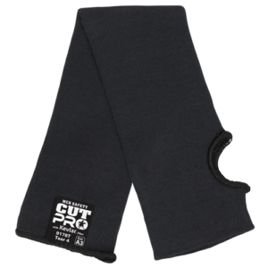 18 Black Kevlar Sleeve with Thumb Slot