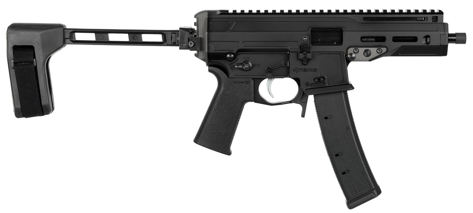 NEMO OMEN MONGOOSE 9MM W BRACE THREADED
