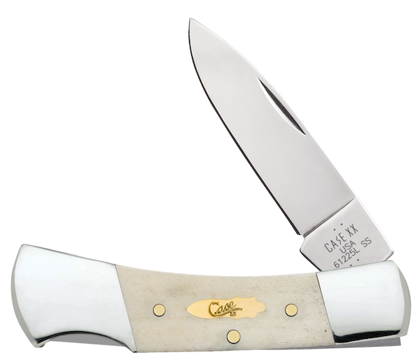 CASE LCKBK 1BL 3" S NATURAL BONE