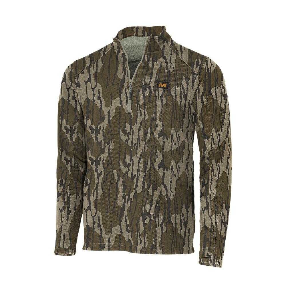 https3A2F2Fmedia.chattanoogashooting.com2Fimages2Fproduct2FGMMUDD2001MOBLM2FGMMUDD2001MOBL-1_3.jpg Muddy DV8 Quest Midweight Quarter Zip Sweatshirt Mossy Oak Bottomland M