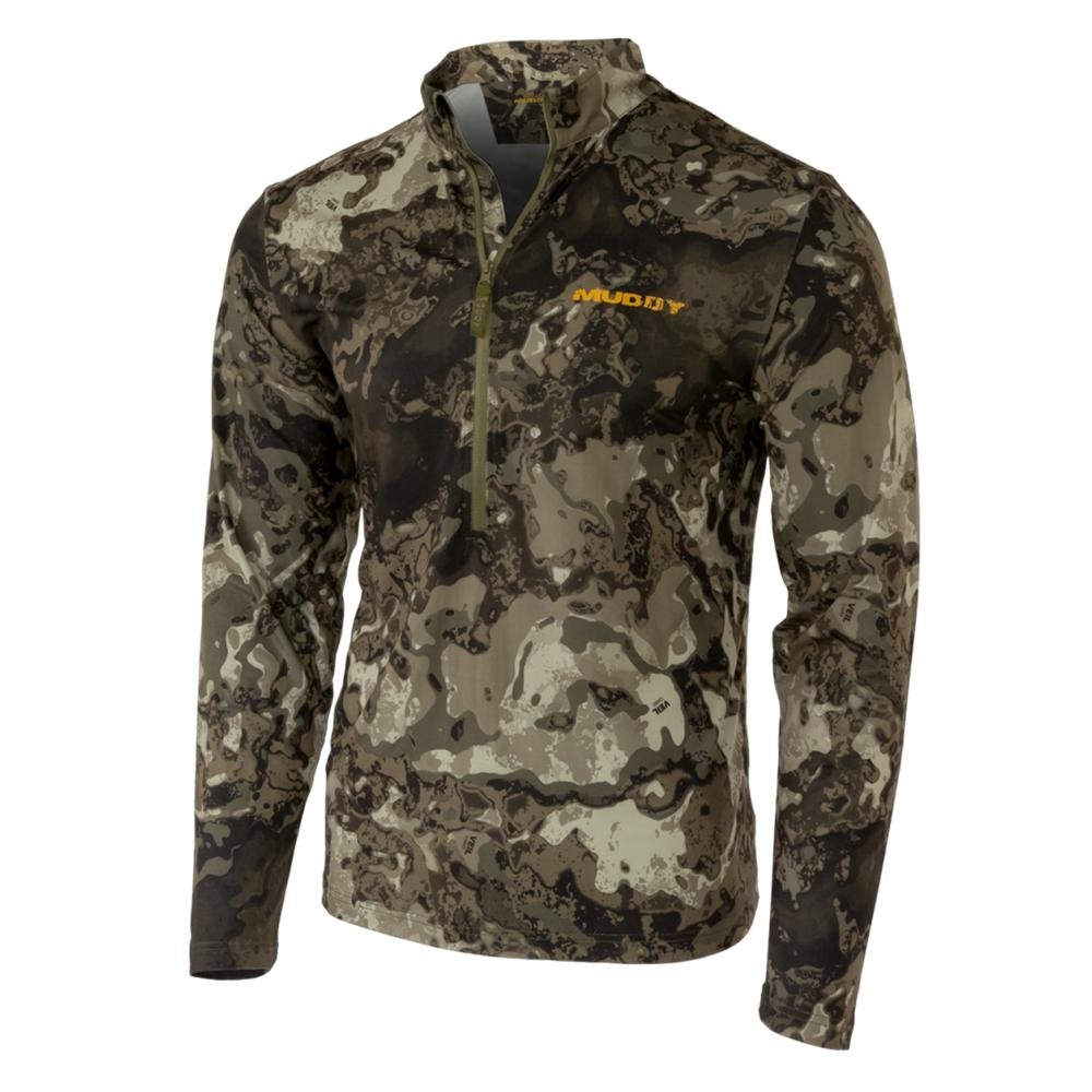 https3A2F2Fmedia.chattanoogashooting.com2Fimages2Fproduct2FGMMUDLWQZVCG3X2FGMMUDLWQZVCG-1_1.jpg Muddy TR Lightweight Quarter Zip Long Sleeve Shirt Veil Canyon Grey 3XL