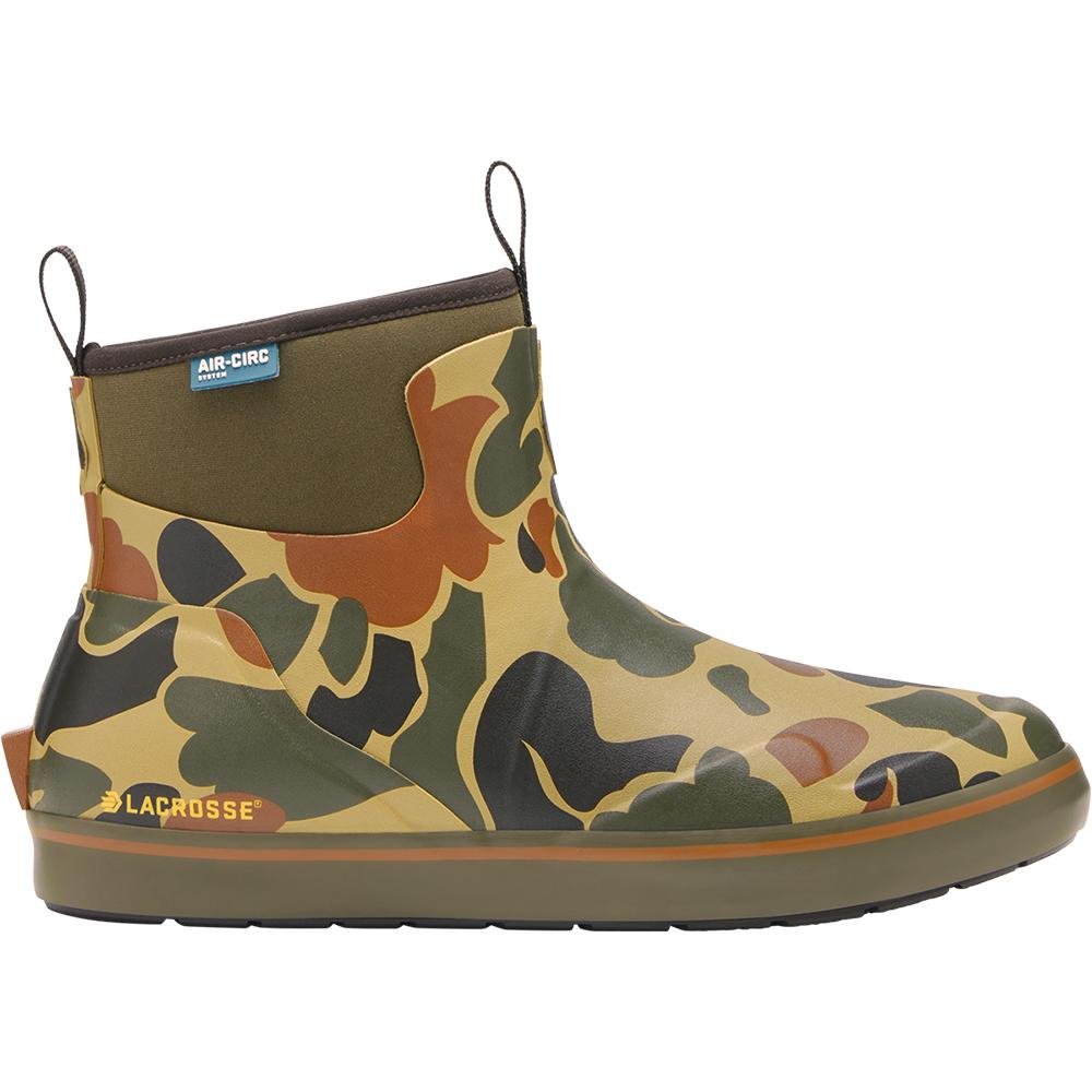 LaCrosse Alpha Deck Boot 6'' Hardwoods Duck Camo Men's Size 11M