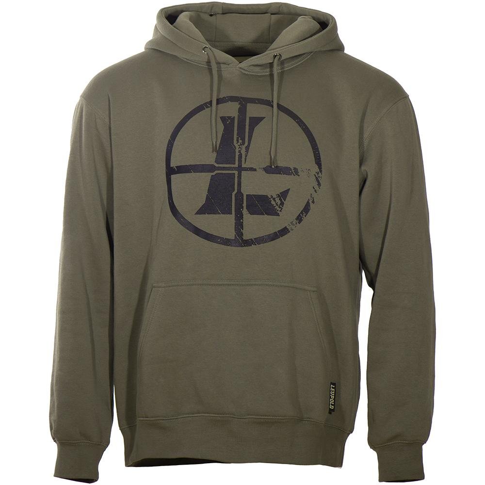 Leupold Distressed Reticle Hoodie Ash Green S