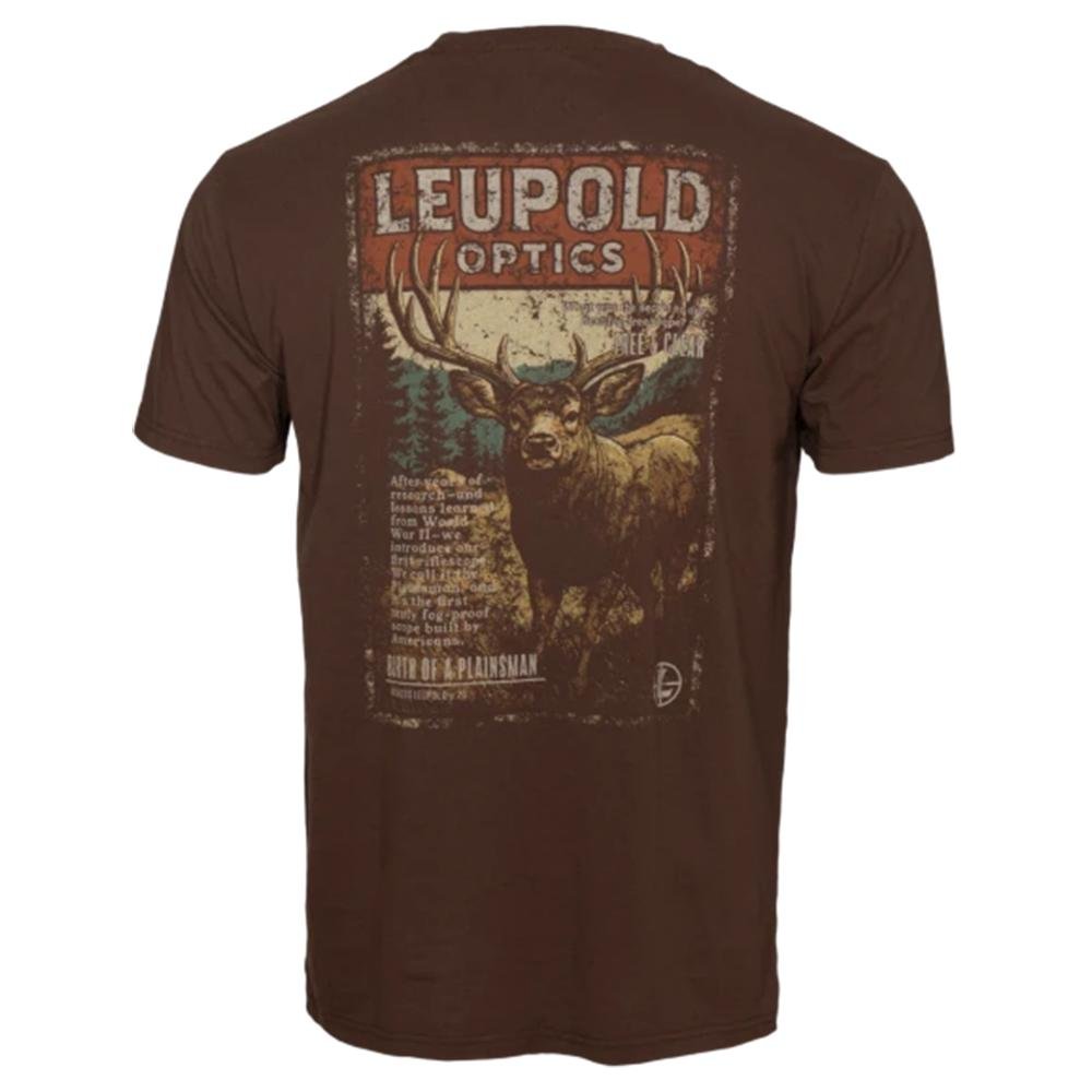 Leupold Magazine Short Sleeve Shirt Brown Heather 2XL