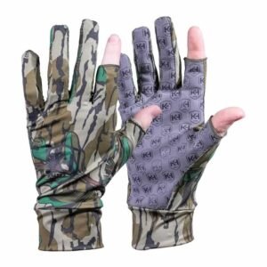 Knight & Hale Run N' Gun Gloves One Size Mossy Oak Greenleaf