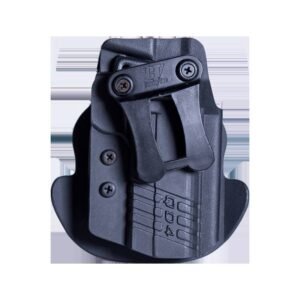 COMP-TAC QD DUAL HOLSTER KYDEX SIZE 4 1911'S AMBI OWB/IWB BLACK