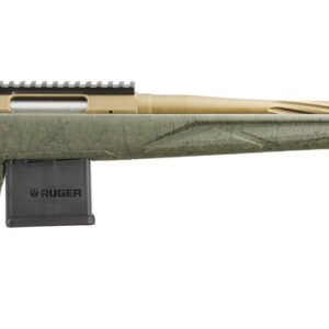 RUGER AMERICAN G2 PRED RFL 6.5CM 22" T.B. SPIRAL BBL, GRN SPLTR,BRNT BRNZ 3RD