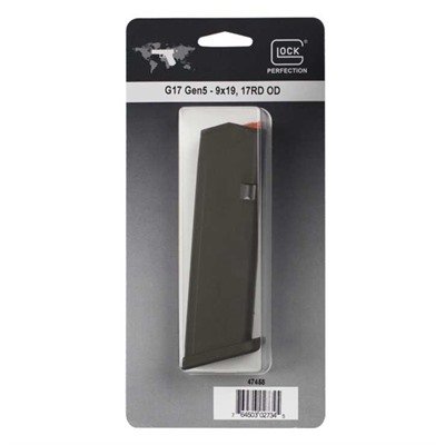 MAGAZINE FOR GLOCK G5 17/34 9MM 17-RD POLYMER OD GREEN