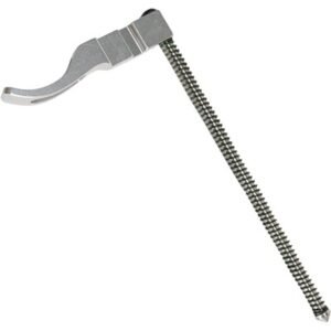 SPARTAN SKELETONIZED CHARGING HANDLE RUGER~ 10/22~ CHROME