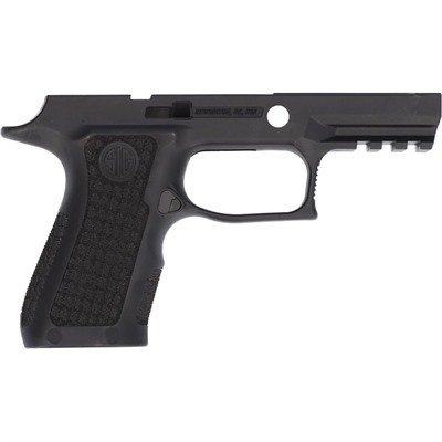 LXG GRIP MODULE LASER ENGRAVED P320-COMPACT 9/40/357 BLACK