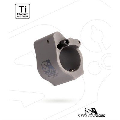 p_430109760_1.jpg AR-15 SOLID TITANIUM ADJUSTABLE GAS BLOCK .875'' GRAY