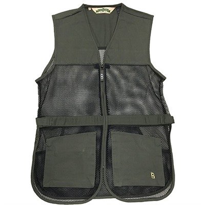 FULL MESH DUAL PAD SHOOTING VEST SAGE GREEN 2XL