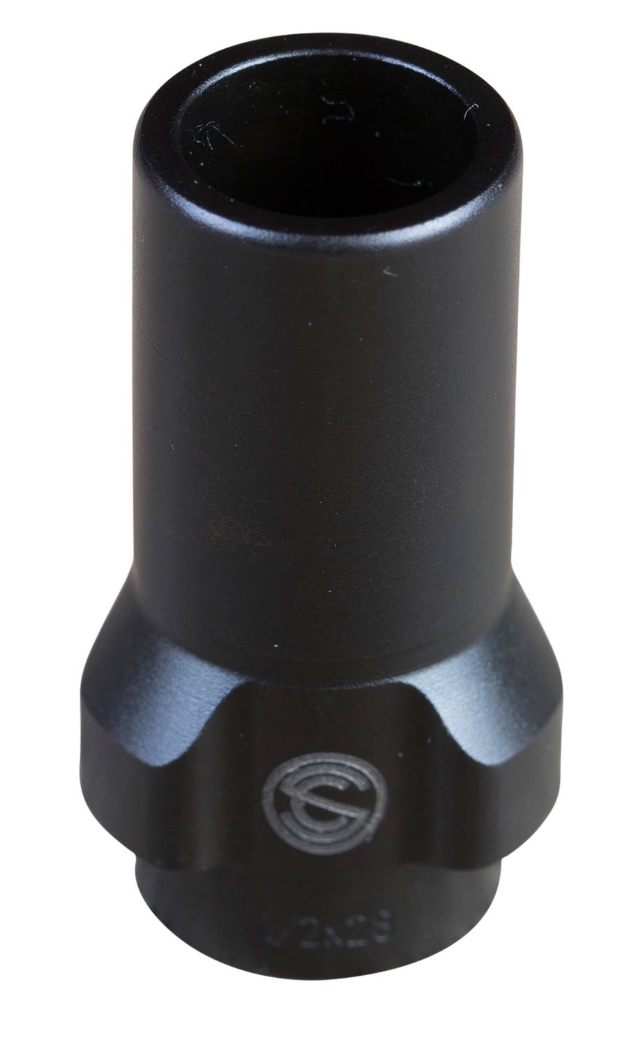 100518.jpg SilencerCo AC2604 3-Lug Muzzle Device 9mm Luger 1/2"-28 tpi