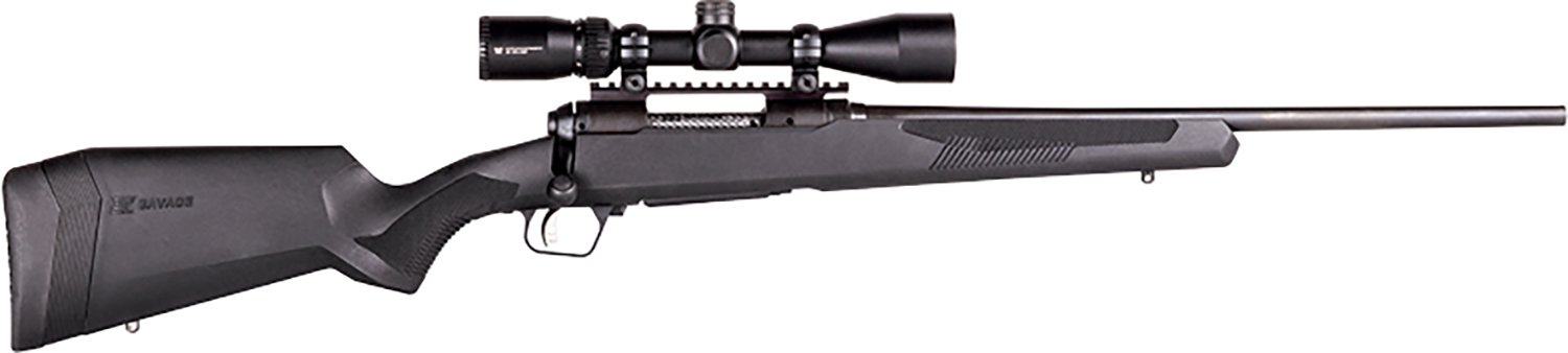 Savage Arms 57301 110 Apex Hunter XP 204 Ruger 4+1 20", Matte Black Metal, Synthetic Stock, Vortex Crossfire II 3-9x40mm Scope