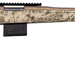CVA CASCADE VARMINT HUNTER RIB 243 WIN  22 IN C-KOTE THD 5/8X24 BBL W BRAKE ADJ CAMO STOCK 1 MAG