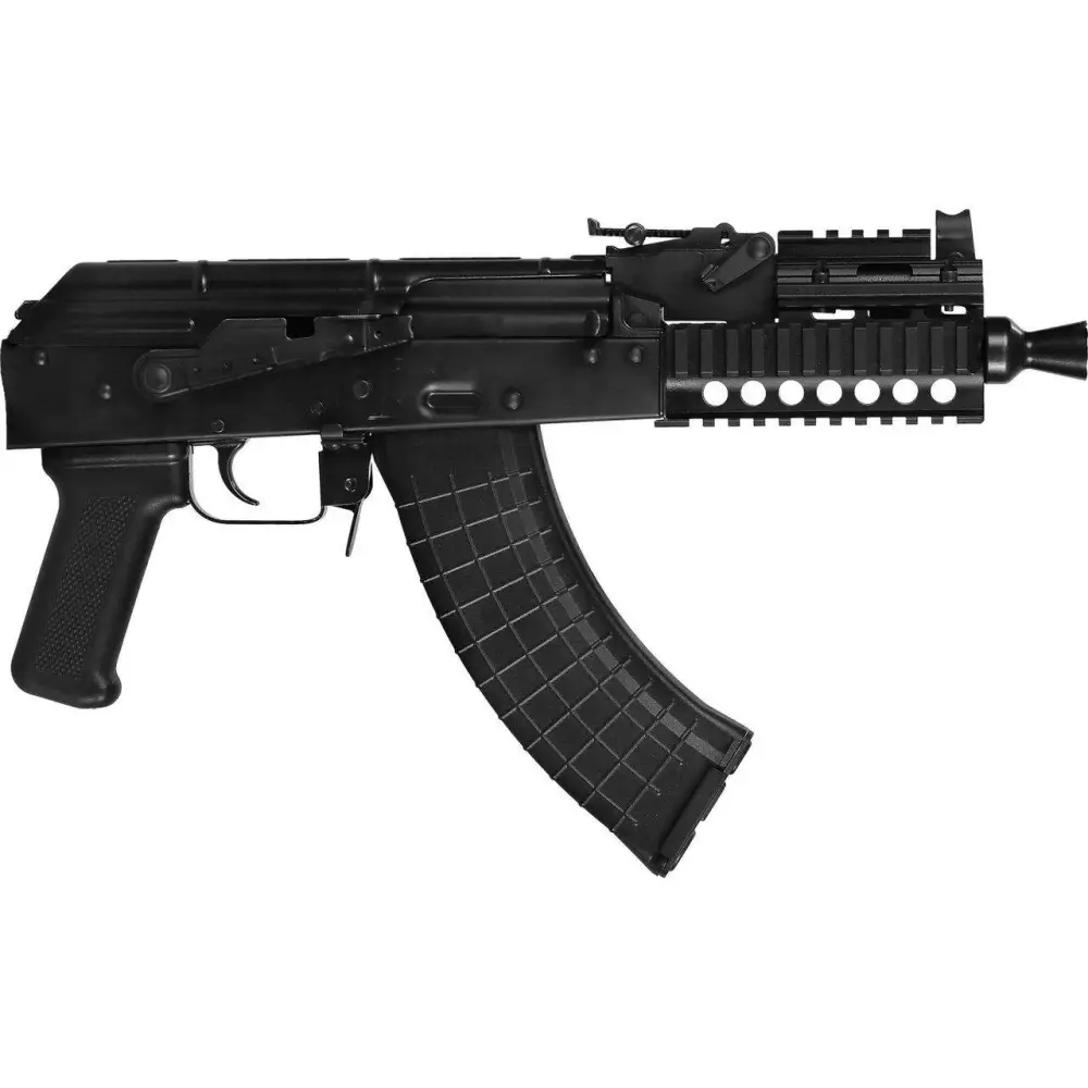 1112952-14344261.webp PIONEER ARMS HELLPUP AK-47 HGA 7.62X39 7IN BBL.FORGED TRUNNION BLK POLY GRIP QUAD RAIL 2-30RD