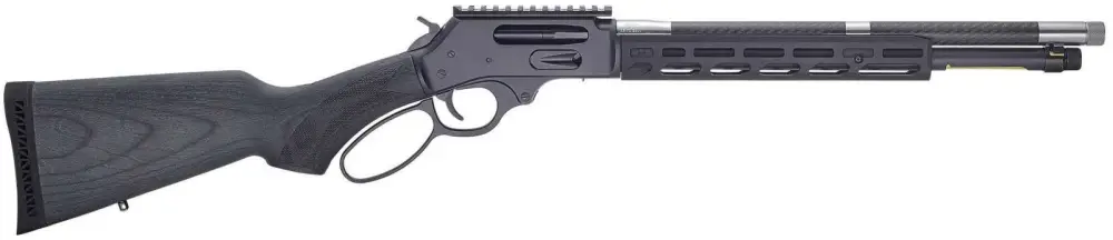 HENRY H12 SPD HUSH SIDE GATE LEVER ACTION RIFLE RIL 357MAG/38SPL 16.5 IN THD BBL BLUE/SYN PG 7 RD