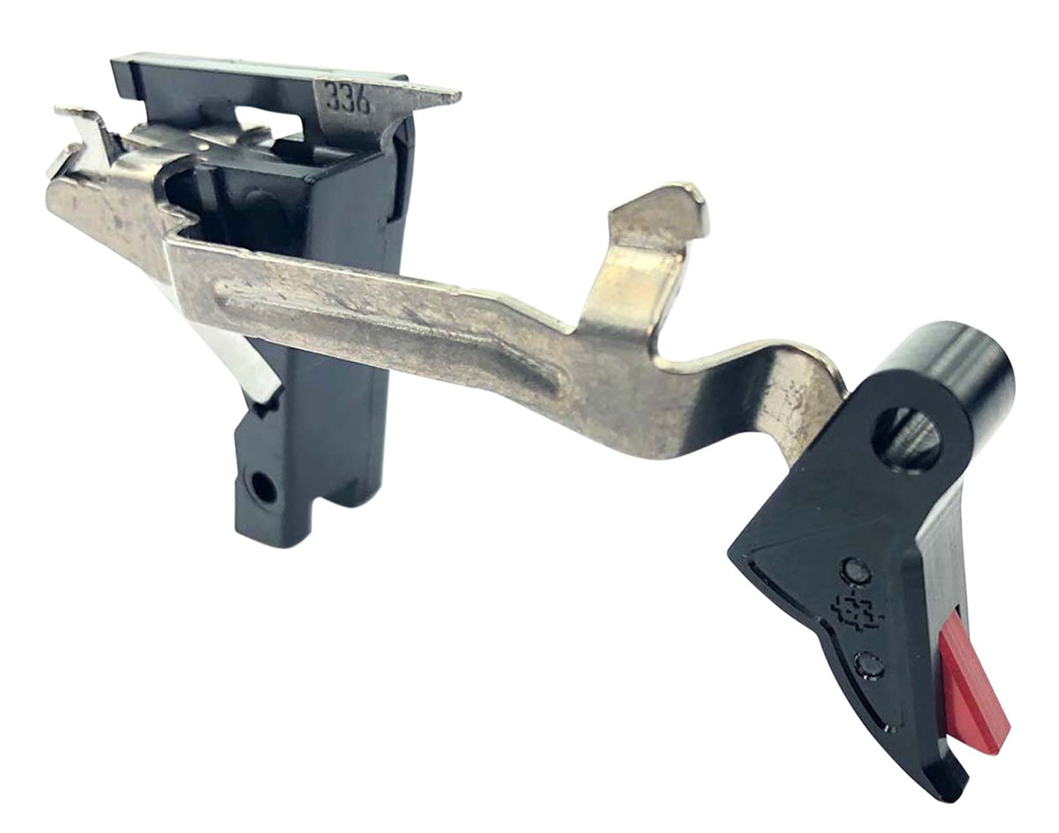 114922.jpg Cross Armory CRGTDI Drop In Flat Trigger w/ 3.50 lbs Draw Weight & Black/Red Finish
