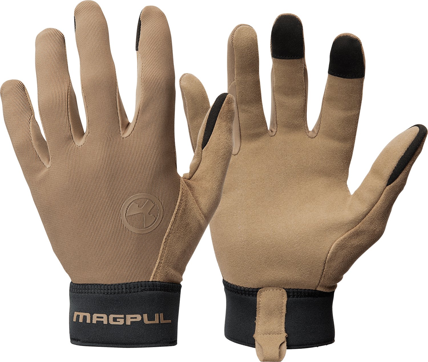 Magpul MAG1014-251 Technical 2.0 Gloves Coyote Touchscreen Synthetic/Suede Large