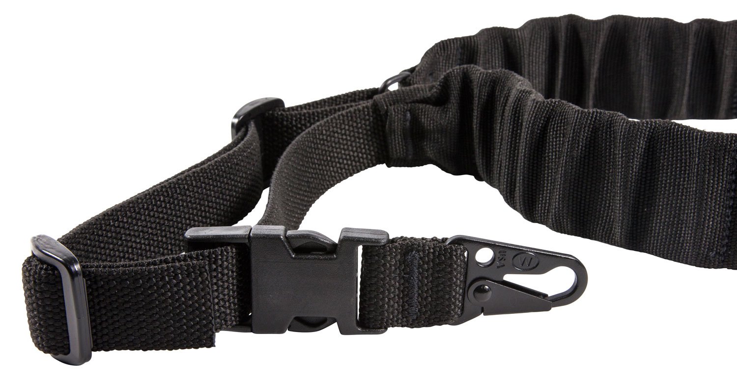12868.jpg Blue Force Gear UDC200BGHKBK UDC Sling Black Cordura Padded Bungee Single-Point AR Platform