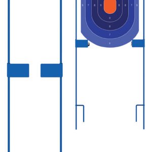 Birchwood Casey 49013 Adjustable Target Stakes  36" Stand Blue Steel Target 36" 2