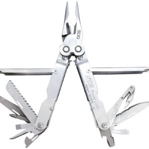 S.O.G SOG-S62N-CP PowerLock V-Cutter Polished 420 Stainless Steel 7" Long Includes Sheath