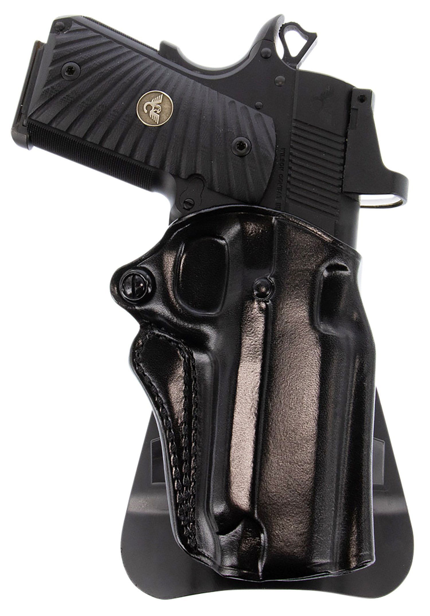 147899.jpg Galco SM2212RB Speed Master 2.0 OWB Black Leather Paddle Fits 1911 Fits 5" Barrel Right Hand