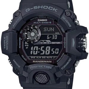 G-shock/vlc Distribution GW94001B G-Shock Tactical Rangeman Keep Time Blackout Size 145-215mm Features Digital Compass