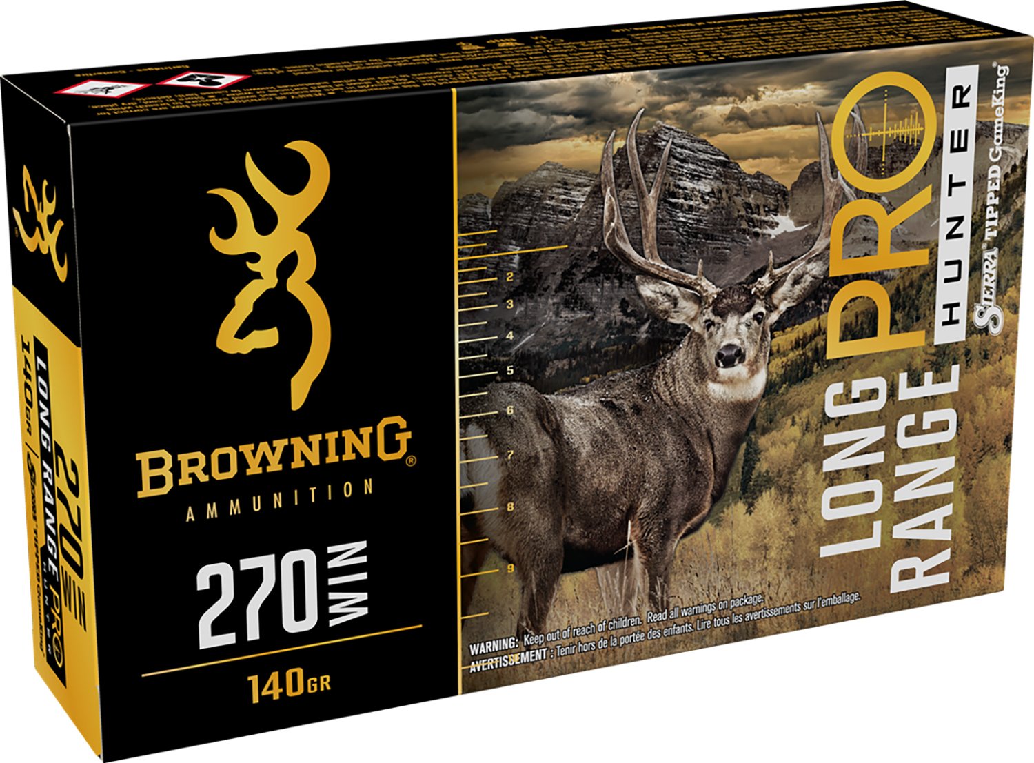163426.jpg Browning Ammo B192502702 Long Range Pro 270Win 140gr 20 Per Box/10 Case