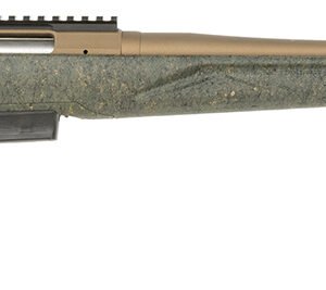 Ruger 46937 American II Predator Full Size 400 Legend 5+1 22" Burnt Bronze Cerakote Threaded Barrel & Alloy Steel Receiver w/Picatinny Rail, Green Splatter Adj LOP Synthetic Stock