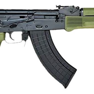 Riley Defense Inc RAK102G RAK 7.62x39mm 30+1 16.25" Black Nitride Threaded Barrel, Black Oxide Mil-Spec Receiver, Fixed Army Green Polymer, Stock OD Green Polymer Grip