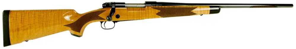 WINCHESTER  MODEL 70 SUPER GRADE MAPLE RIB 7MM REM MAG 26" BBL BLUE GRADE AAA MAPLE STOCK 5/RD