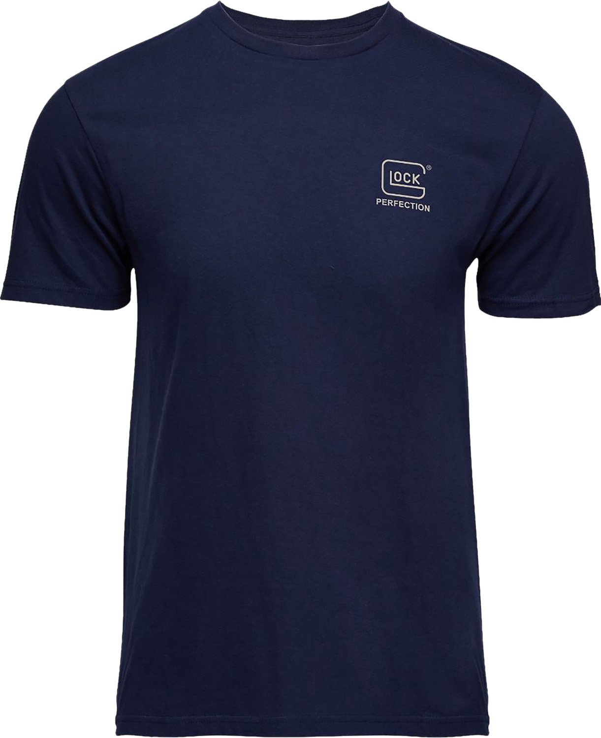 Glock AP96196 Glock Strong Tee  Navy Ringspun Cotton Short Sleeve XL
