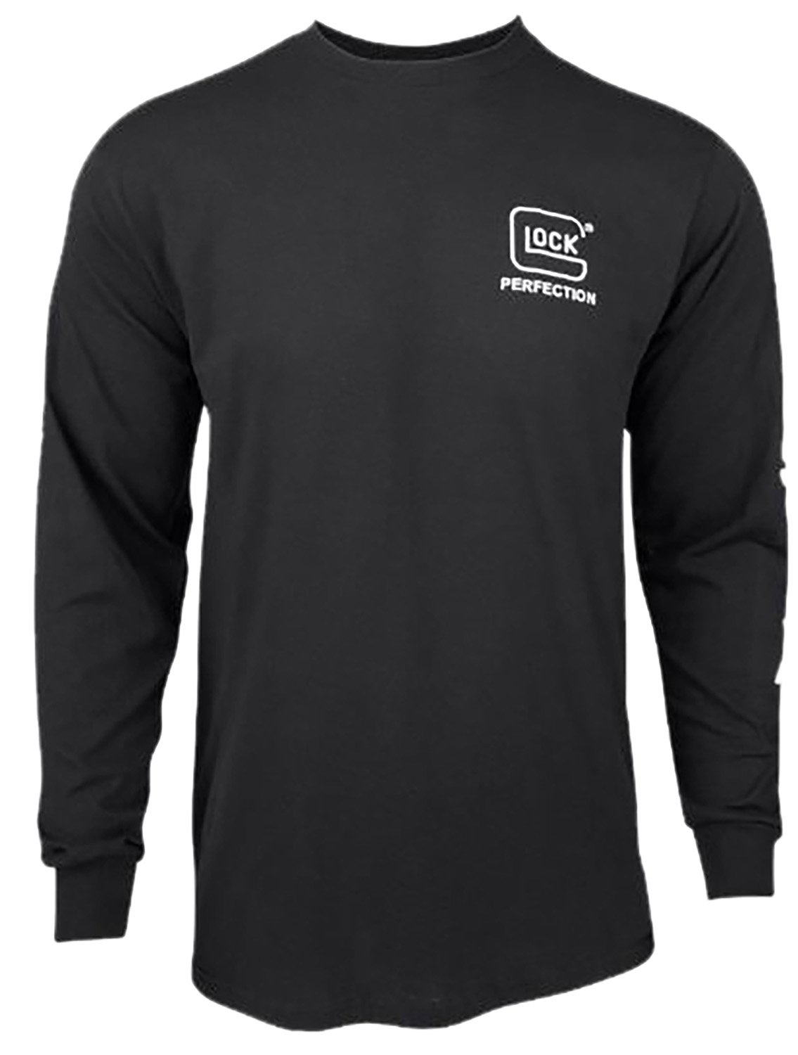 Glock AP96099 Perfection Long Sleeve Tee Black Pre-Shrunk Cotton Long Sleeve Medium
