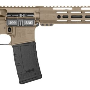 Diamondback DB1718B062 DB15  300 AAC Blackout 30+1 16" Black Nitride Threaded Barrel, Flat Dark Earth Cerakote Aluminum/Carbon Receiver w/Picatinny Rail Receiver, M-LOK Handguard, Magpul MOE Grip