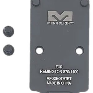 Meprolight USA 901141043 Optics Plate Shotgun Matte Black Aluminum Remington 870 RMR Footprint Mount