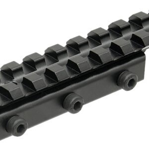 Leapers MNTPMTOWLA Picatinny Adapter Mount Matte Black Anodized Aluminum Dovetail Mount