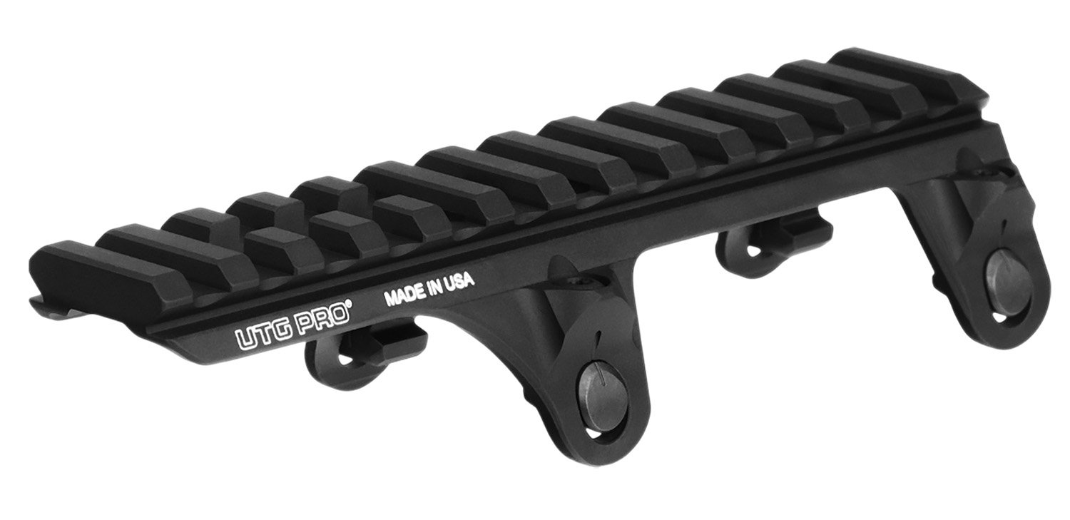 Leapers MTU056 Black Aluminum Compatible w/ MP5/MP5K Pattern