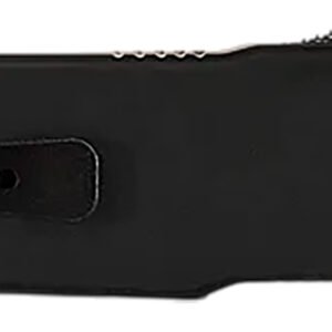 Templar Knife XMCABK121 Excalibur Money Clip 1.90" OTF Dagger Plain Black Oxide Stonewashed Powder Coated D2 Steel Blade, 3.38" Black Anodized Aluminum Handle