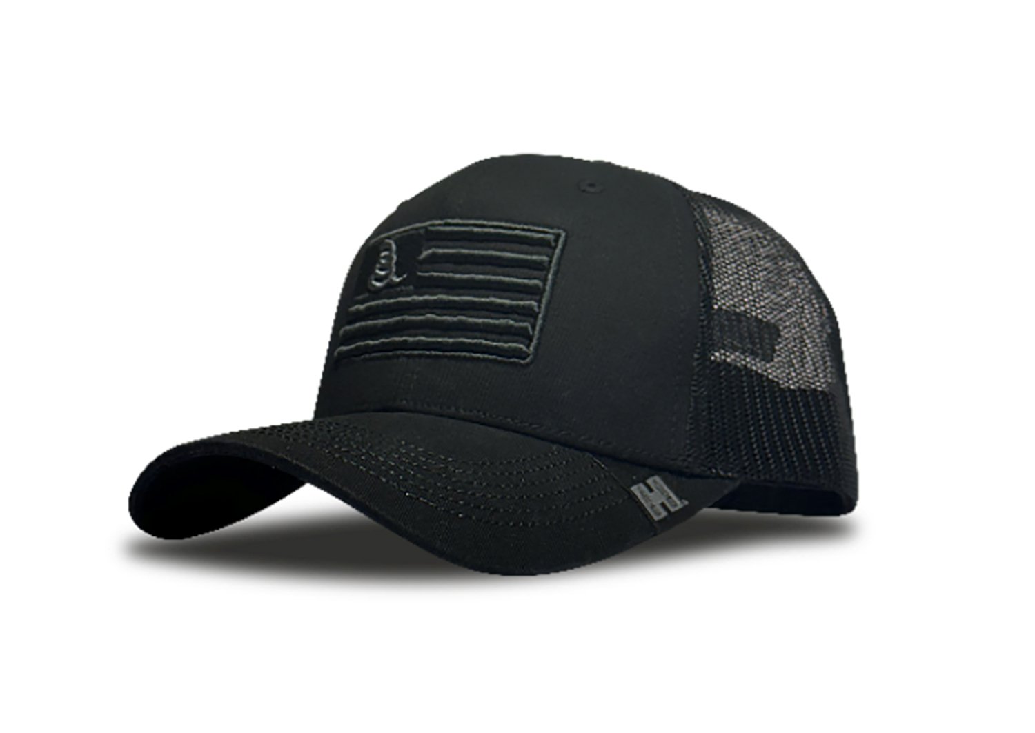 Hornady Gear 33290 Trucker  Black Gadsden Flag