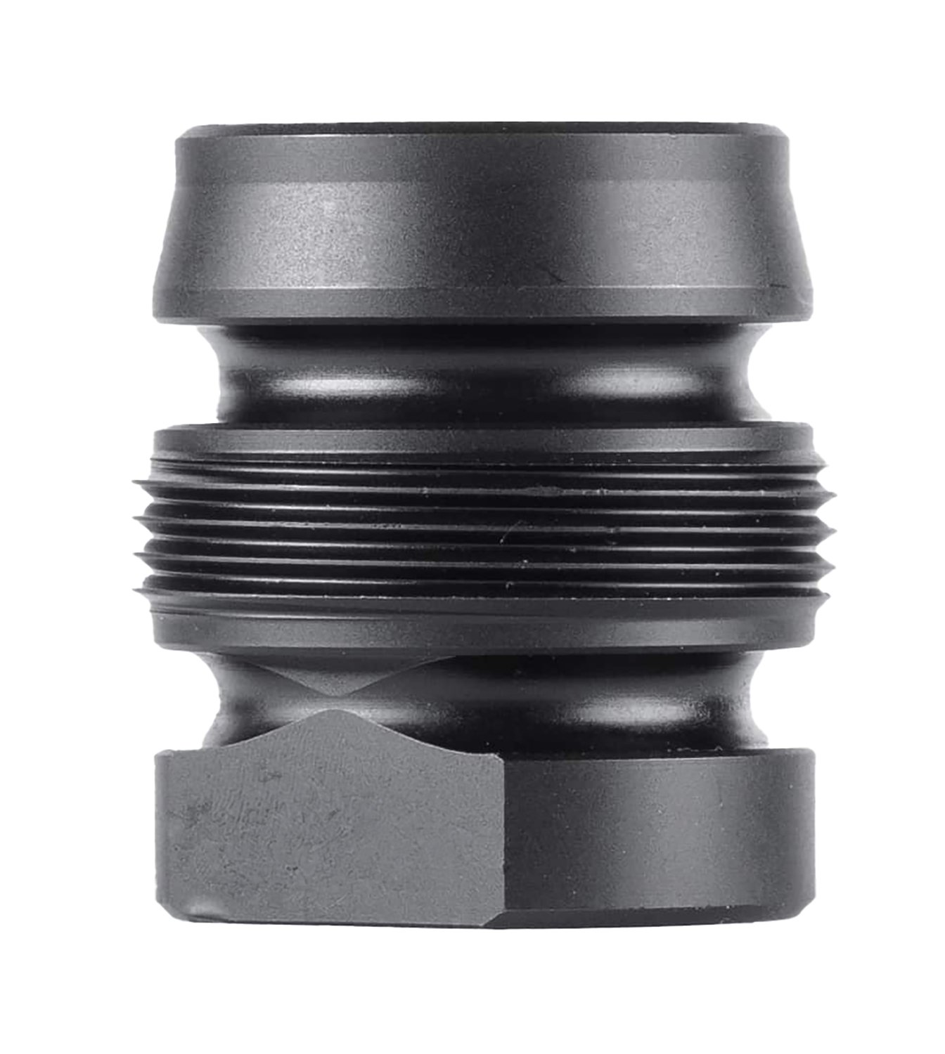 183956.jpg Dead Air DA143 Xeno Xero Black 4140 HT Alloy Steel 9/16x24 RH Threads 1.105" OAL 0.99" Diameter 9mm