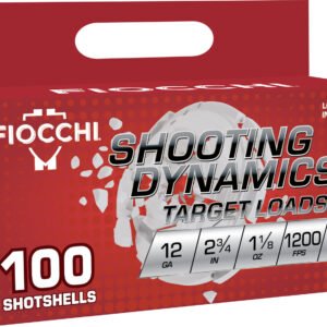 Fiocchi 12SDB188 Shooting Dynamics  12Gauge 2.75" 1 1/8oz 8Shot 100 Per Box/2 Case