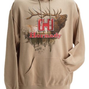 Hornady 99612XXL Elk  2XL Tan/Khaki Hoodie Poly-Cotton