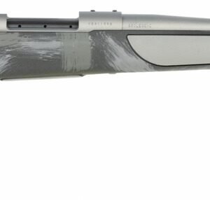 Weatherby VC38223RR4T Vanguard Shadow 223 Rem 5+1 24" Carbon Gray Cerakote Threaded Barrel, Carbon Gray Cerakote Steel Drilled & Tapped Receiver, Black w/Gray & White Accents Monte Carlo Stock