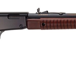 Henry H003TM Pump  22 WMR Caliber with 12+1 Capacity, 20.50" Octagon Barrel, Black Metal Finish & American Walnut Stock Right Hand (Full Size)