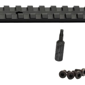 Savage Arms 56442 Scope Rail Revel Black Aluminum 8.40" Long