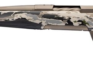 Browning 036124227 X-Bolt 2 Speed SPR Full Size 7mm Rem Mag 3+1 22" Smoked Bronze Cerakote Fluted Threaded Barrel, Steel  Drilled & Tapped Receiver, Ovix Camo w/Black Overmold Adj Comb & LOP Synthetic