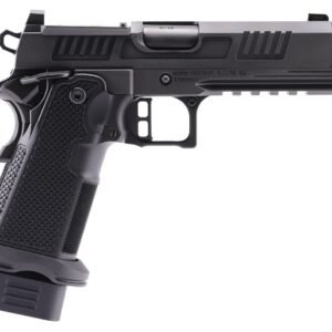 Alpha Foxtrot AA47X1CIG-XDBK19 AF1911 Romulus 9mm Luger 20+1 4.25" Black DLC Stainless Steel Threaded Compensated Barrel, Optic Ready/Serrated Slide & Frame w/Beavertail & Picatinny Rail, Aluminum Gri